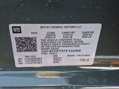 2026 Chevrolet Silverado 2500 HD LTZ