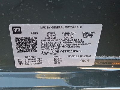 2026 Chevrolet Silverado 2500 HD LTZ