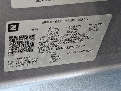 2021 Chevrolet Silverado 1500 LT Trail Boss