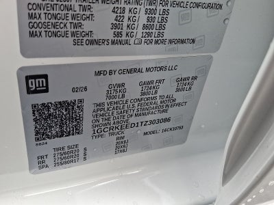 2026 Chevrolet Silverado 1500 RST