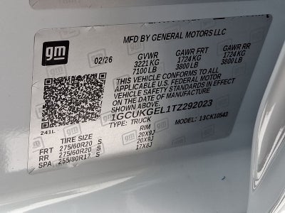 2026 Chevrolet Silverado 1500 LTZ