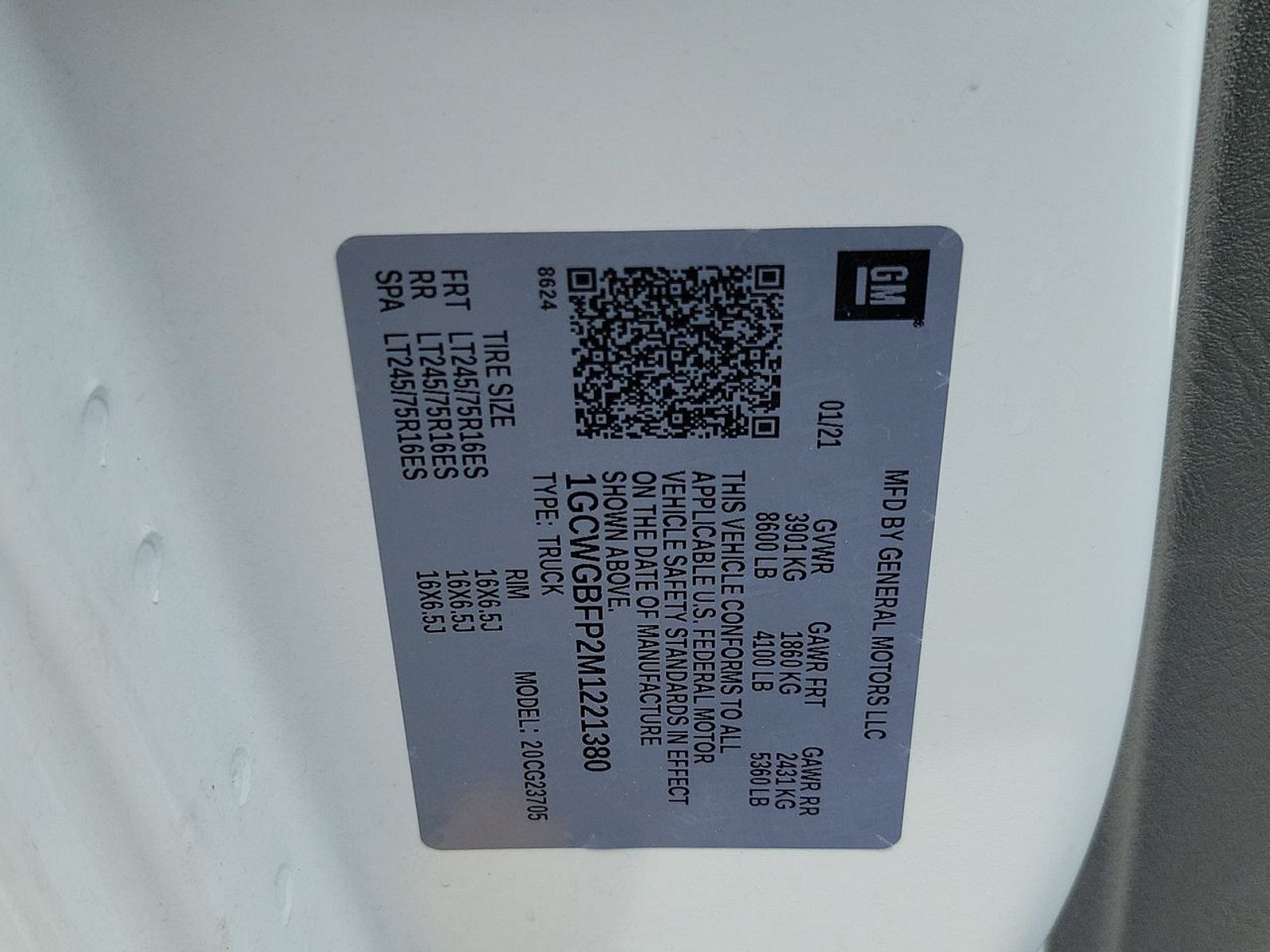 2021 Chevrolet Express Cargo 2500 WT