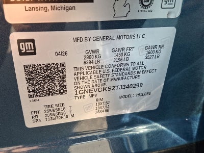 2026 Chevrolet Traverse LT