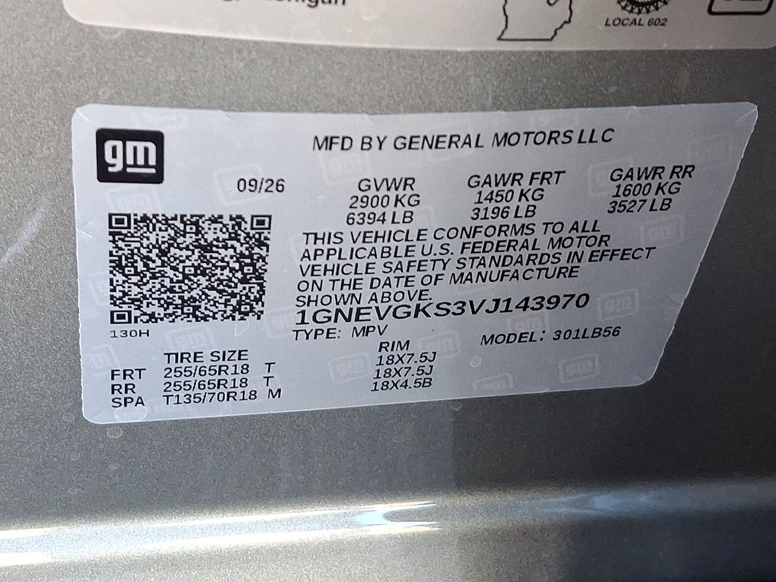 2027 Chevrolet Traverse LT