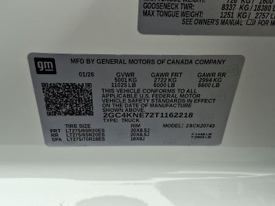 2026 Chevrolet Silverado 2500 HD LT