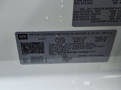 2023 Chevrolet Silverado 1500 LT
