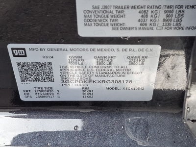 2024 Chevrolet Silverado 1500 LT (2FL)