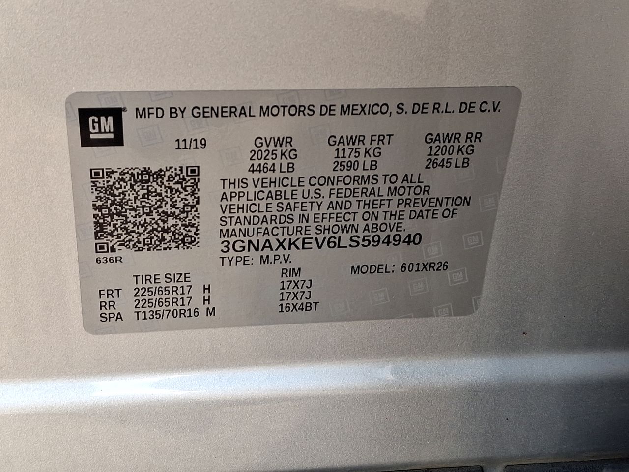 2020 Chevrolet Equinox LT