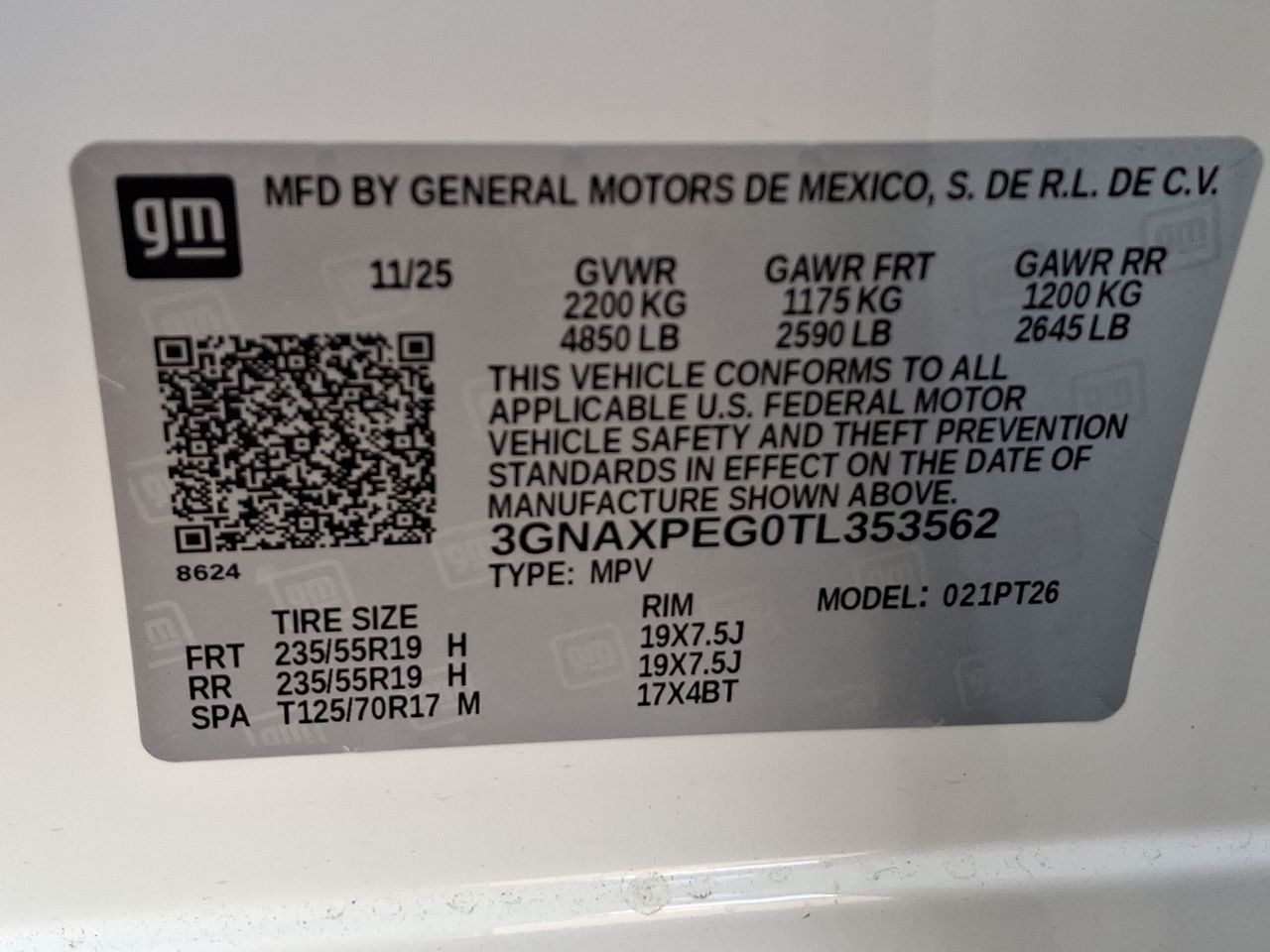 2026 Chevrolet Equinox LT