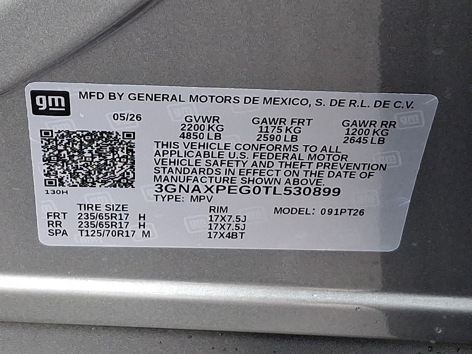 2026 Chevrolet Equinox LT