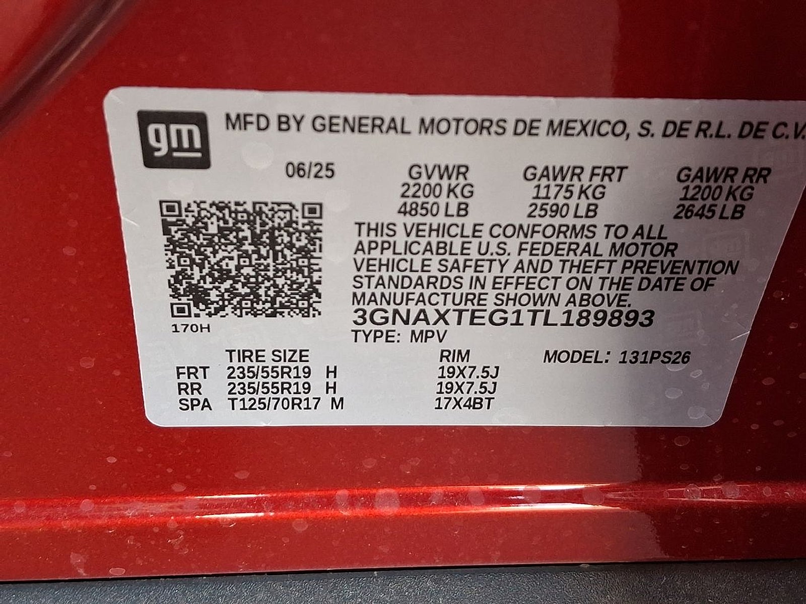 2026 Chevrolet Equinox RS