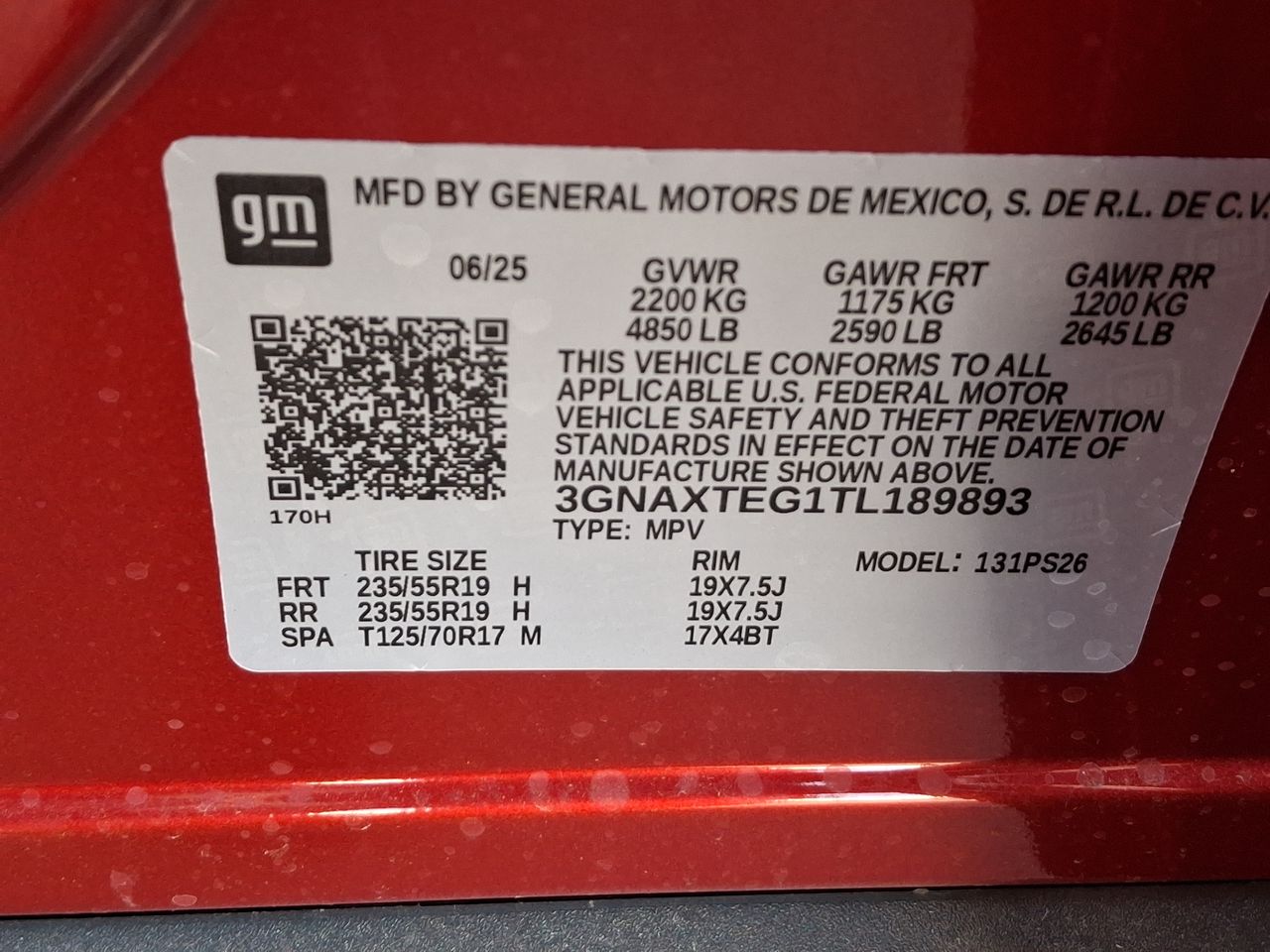 2026 Chevrolet Equinox RS