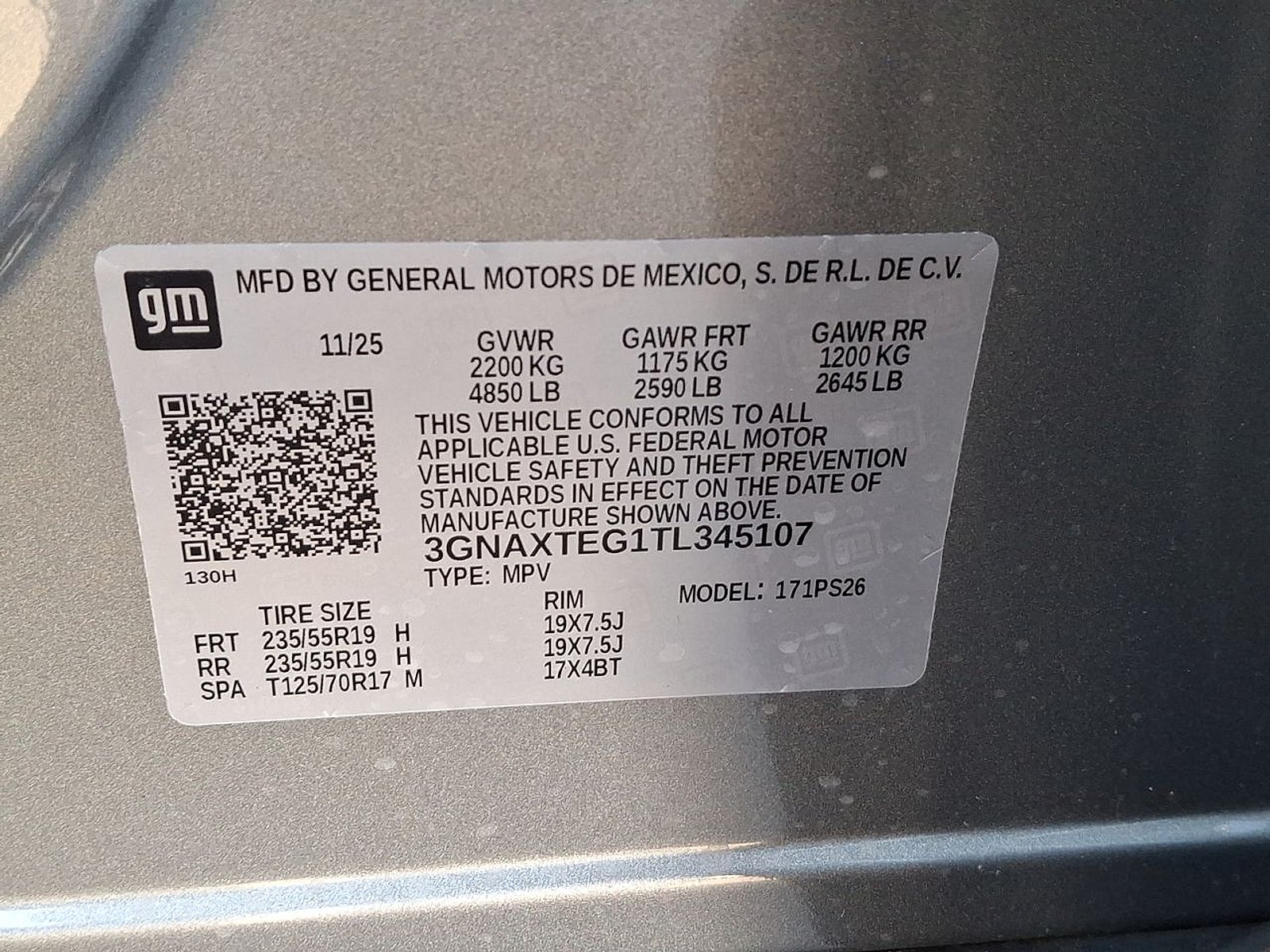 2026 Chevrolet Equinox RS