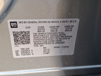 2026 Chevrolet Equinox RS