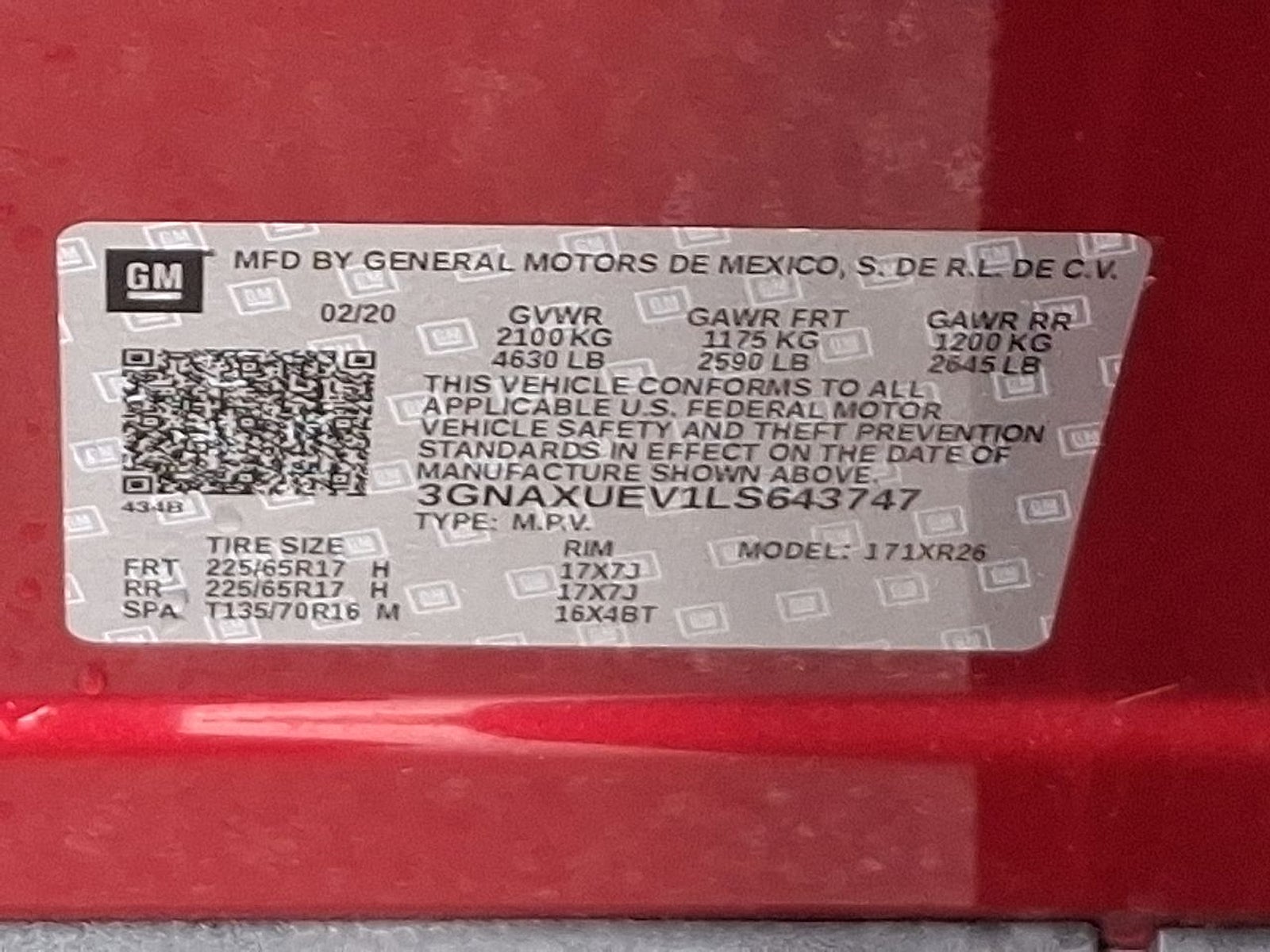 2020 Chevrolet Equinox LT