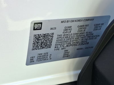 2025 Chevrolet Trax 2RS