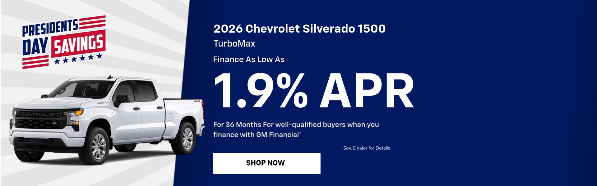 Presidents Day Savings