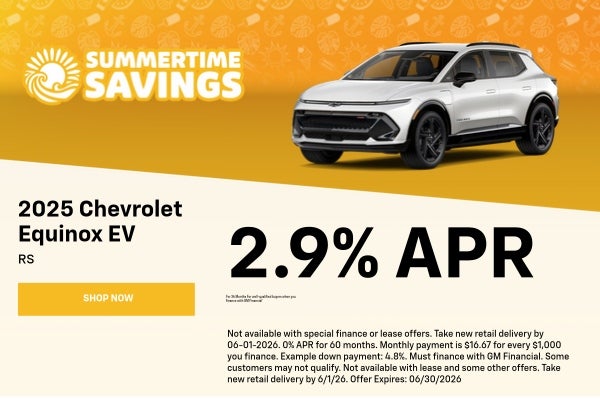 2025 Equinox EV offer