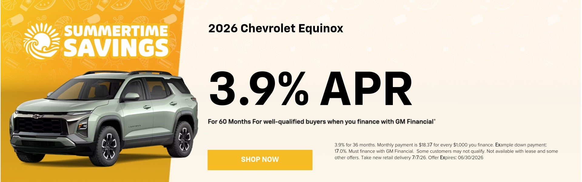 2026 Equinox Offer